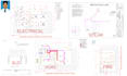 drawing design electrical and drafting 2d auto cad plan