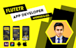 do flutter app development as android and ios flutter mobile app developer