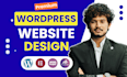 build business wordpress website design or blog