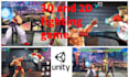 create fighting game in unity