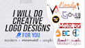 do professional creative modern logo design