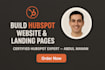 build hubspot websites or hubspot landing pages