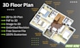 design 3d floor plan in sketchup and vray within 24 hours