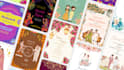 design unique wedding invitation card, custom invite design