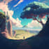 make anime landscape background art novel game wallpaper