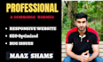 do web design and build a complete website for your business
