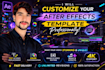professionally customize your after effects template