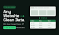 do web scraping and data extraction from any website with python