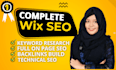do complete wix SEO for google first page top ranking