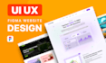 do web uiux design website design in figma, adobe xd or PSD