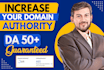increase domain authority, moz da with high authority SEO backlinks