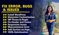 fix responsive issue errors bugs, layout, elementor pro, divi builder wordpress