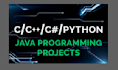 do c cpp python java projects of oop, data structures, and algorithms