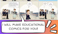 make educational comics for kids and young people