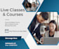 give you  google adsesne and blogging course through live classes