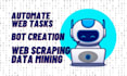 build automation bot, script, app, chrome extension