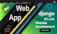 develop full stack website using django, python