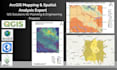 make gis maps using arcgis, arcmap, qgis