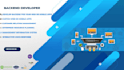 develop backend for your web or mobile apps
