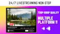 do nonstop live streaming youtube, facebook, twitch etc