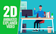 create 2d animated explainers video