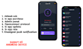 develop an android vpn app with admin panel