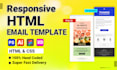 convert psd, xd, figma, pdf to html email template