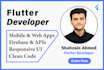 do flutter app development and be your flutter developer