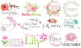 make fresh and modern flower logo for your business