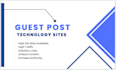 publish articles on tech sites