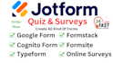 create online surveys, google form, questionnaire, quiz, survey form, jotform