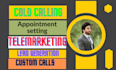 do cold calling and appointment setting