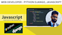 debug and design your website from scratch using python django, javascript, html