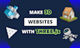 do professional 3d website development with three js and react three fiber