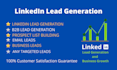 b2b lead generation, email address by using linkedin