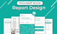 design microsoft word report template