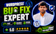 fix wordpress errors, bugs, and broken website issues fast