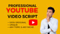 write viral youtube video, tiktok video, script writing