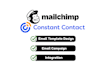 design mailchimp template, constant contact email newsletter