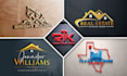 do real estate, property, and construction business logo design