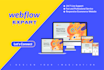 build, update or fix webflow website