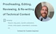 review and proofread your technical writing