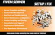 create, modify and fix your fivem server as a fivem developer