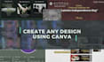 create any design using canva