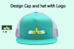 design a  cap and hat  design with your idea