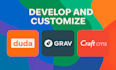 our agency will customize and develop duda, grav, craft cms websites