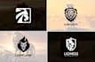 2 lion logo, dog, tiger, wolf, birds, horse, and all animal design