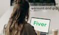 create fiver seller acccount and gig creation