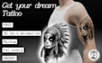 create custom tattoo design with 3d skin mockup preview