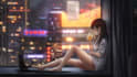 create anime, lofi loop animation